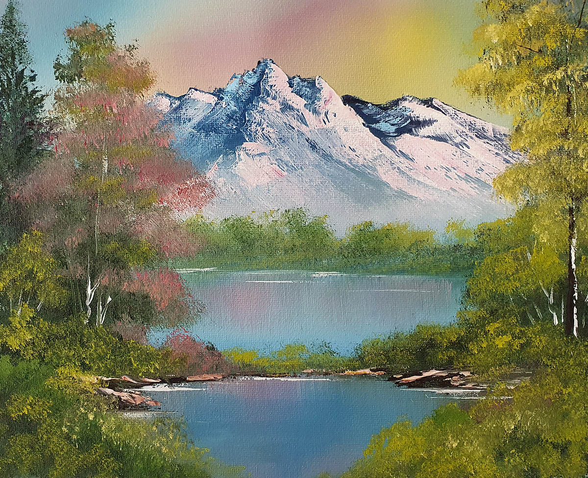 Bob Ross Lessons landscape painting