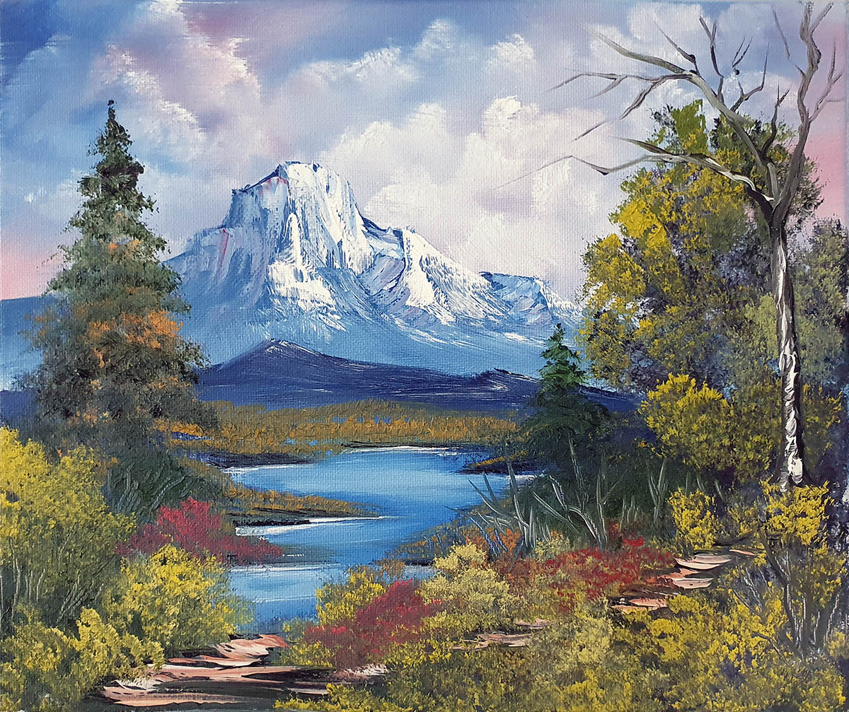Bob Ross Lessons landscape painting